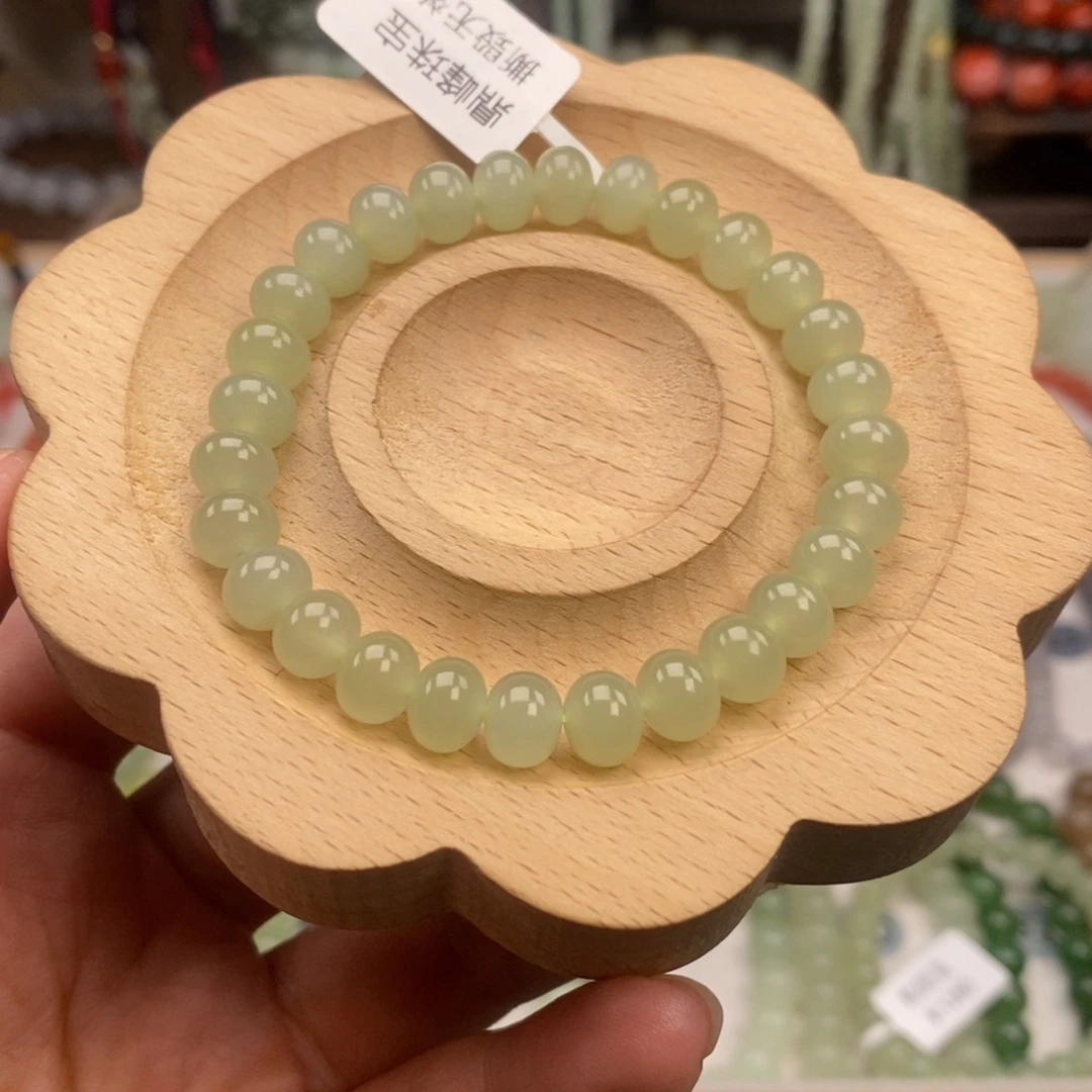 和田玉手链未镶嵌走*