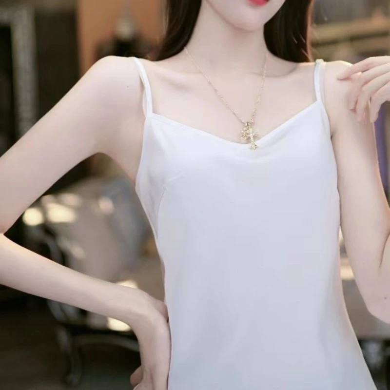 八色淑媛气质净版吊带