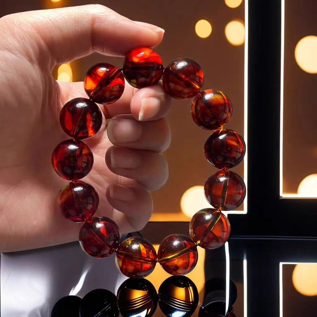 珍藏高端时尚20mm灵草手串