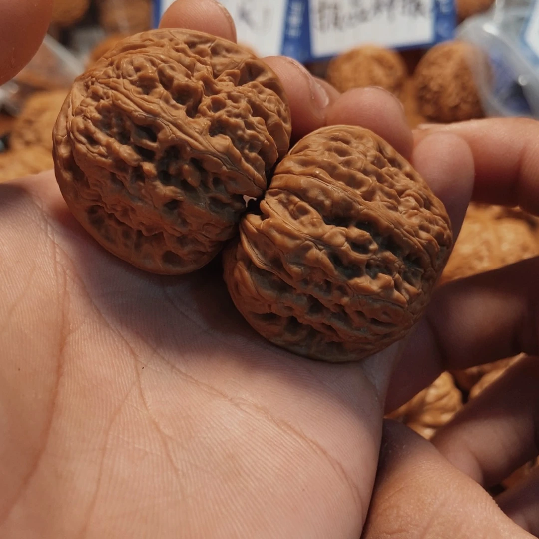 文玩核桃吊坠40全品平谷凹底27