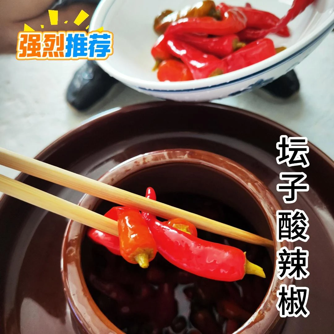 隆回小沙江老坛酸辣椒 手工腌制 开胃下饭菜
