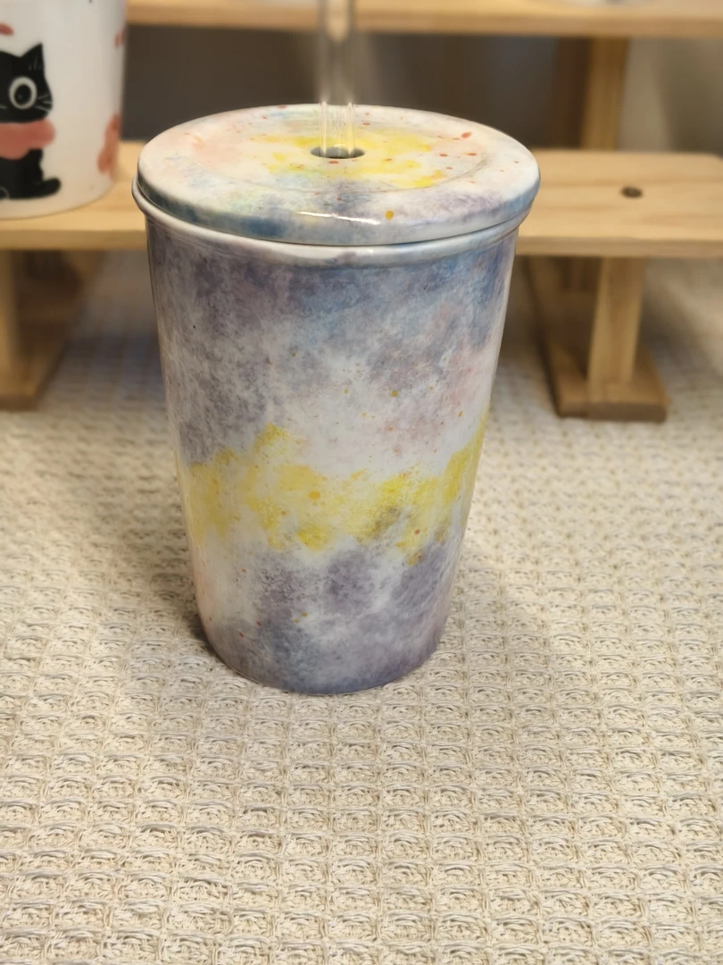 简约轻奢结晶釉可乐杯窑变设计大容量