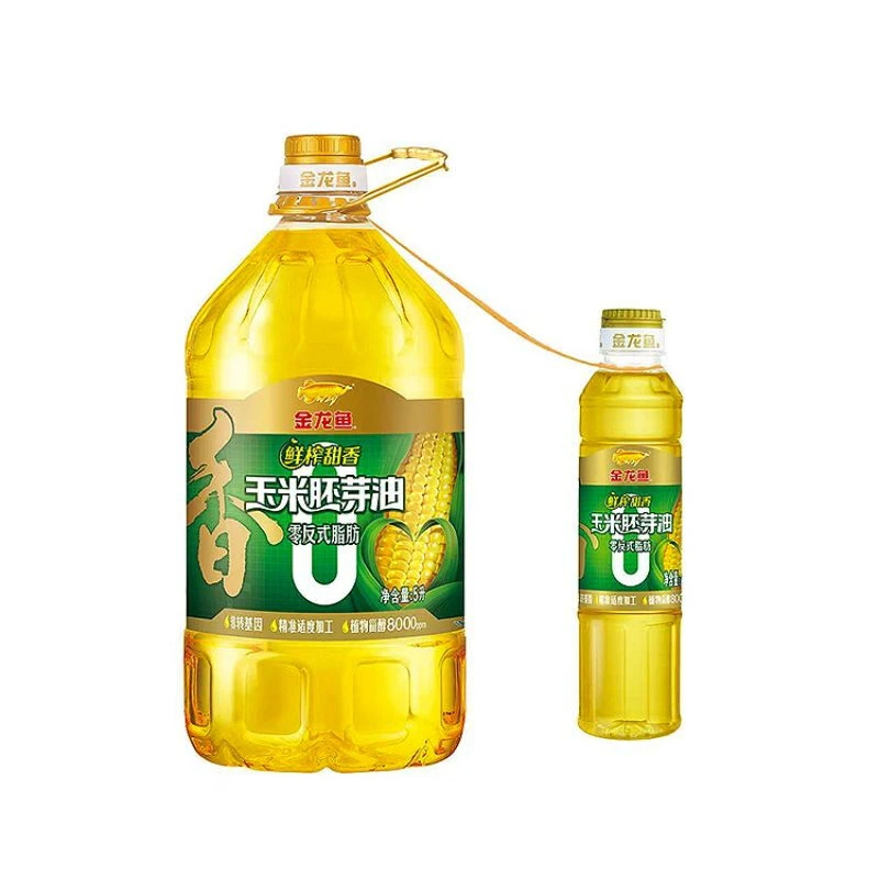 金龙鱼压榨甜香玉米胚芽油5L/桶