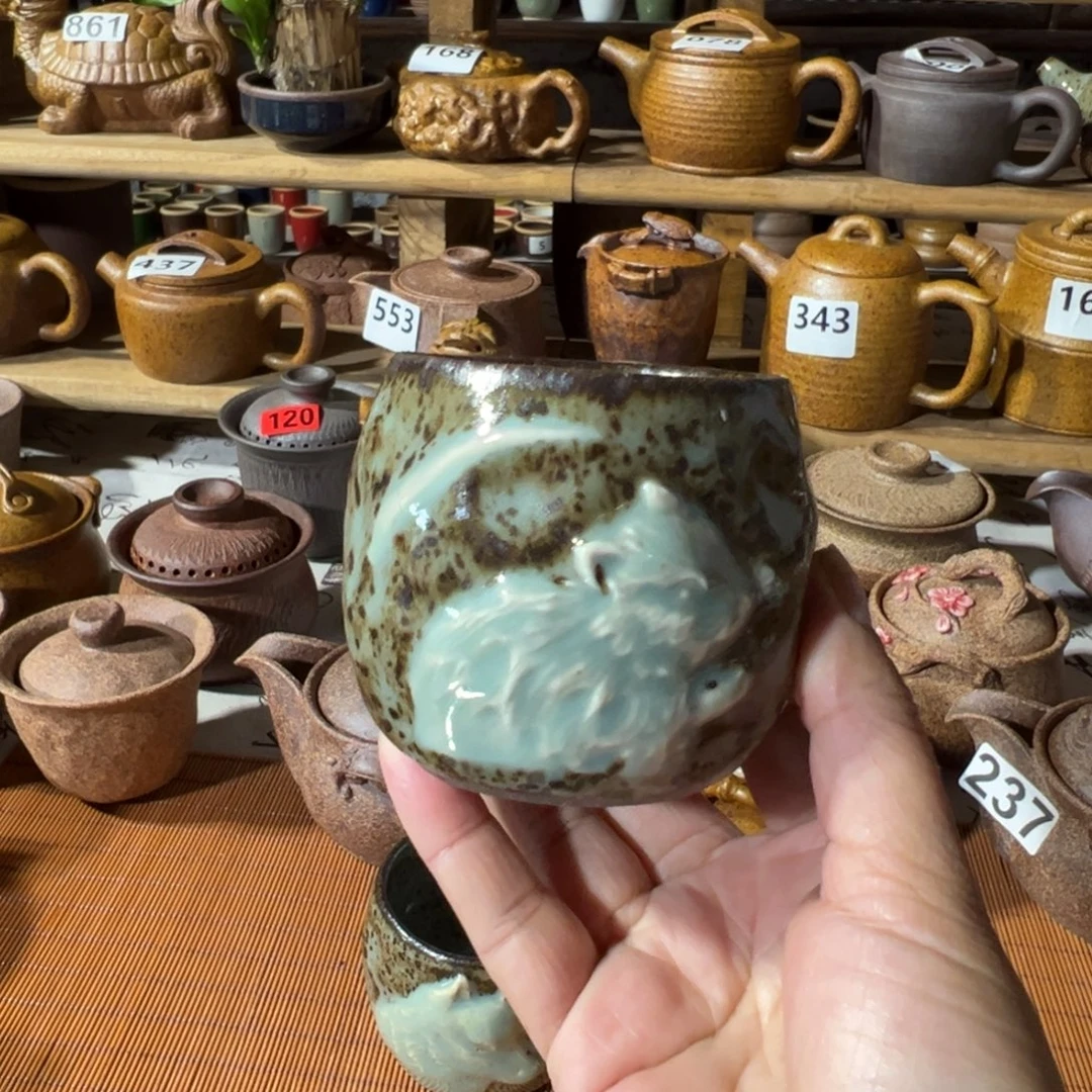 缸120 毫升原谷烧高温粗瓷