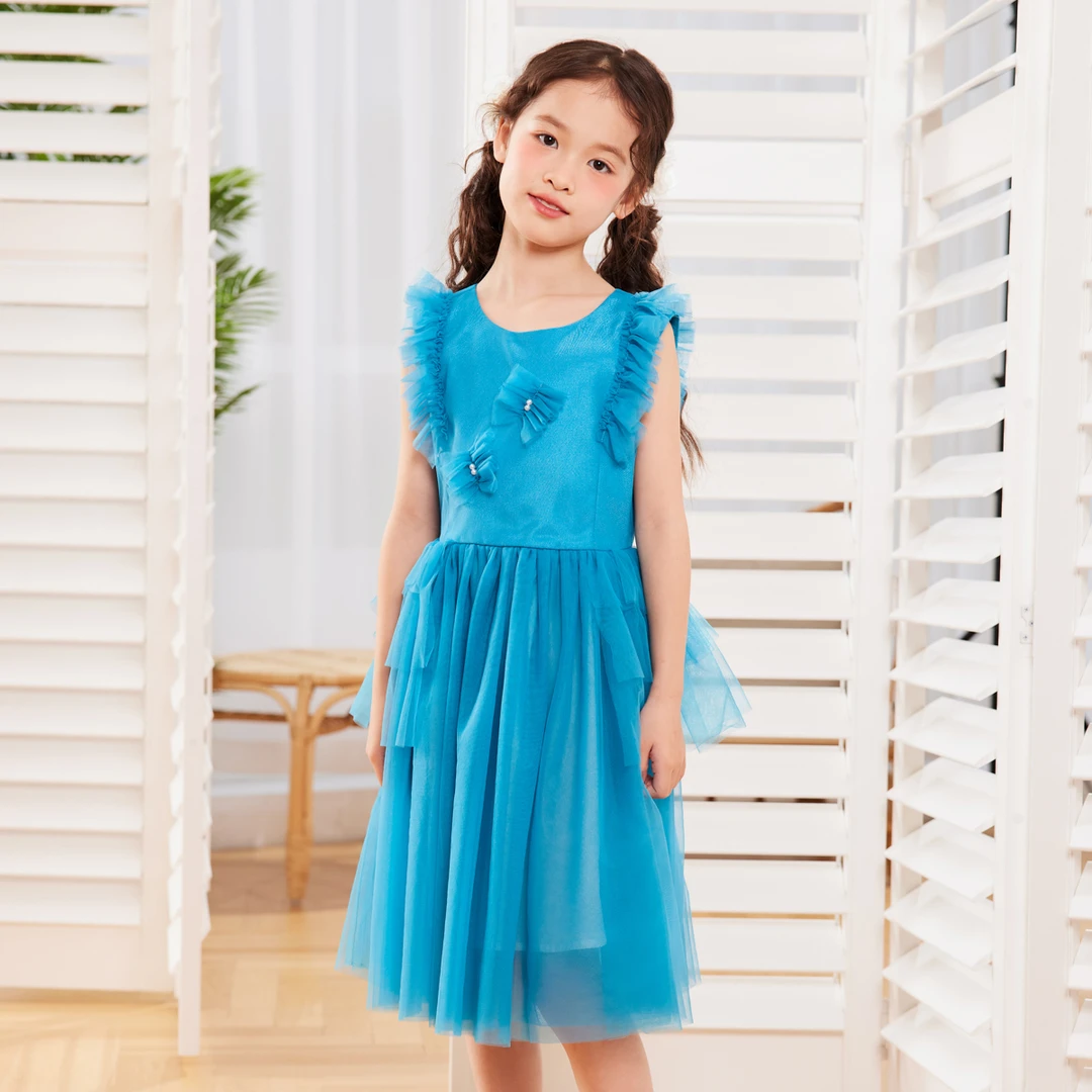 男生女生童装女大童背心连衣裙NDLGJ23500A