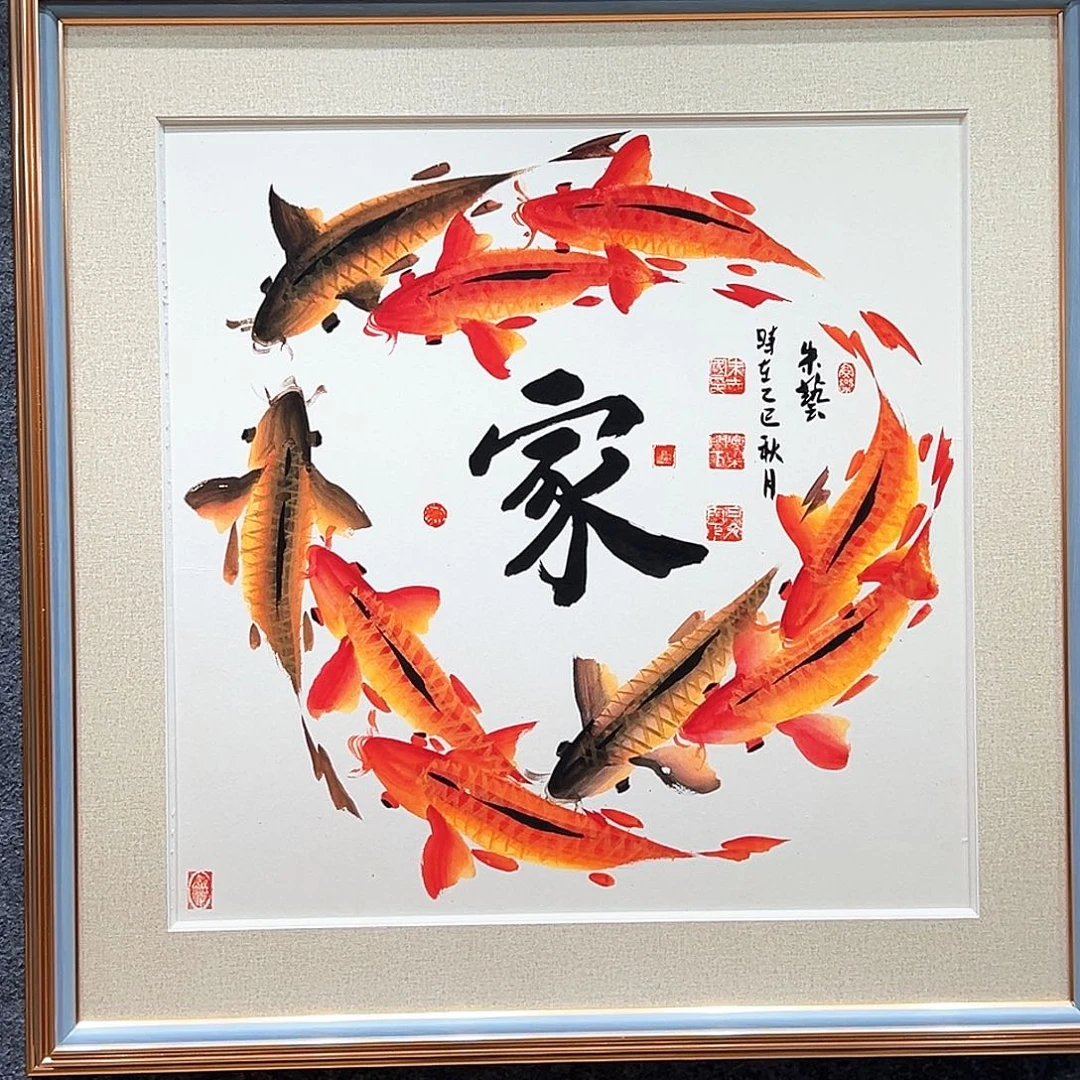 国画纯手绘系列画心