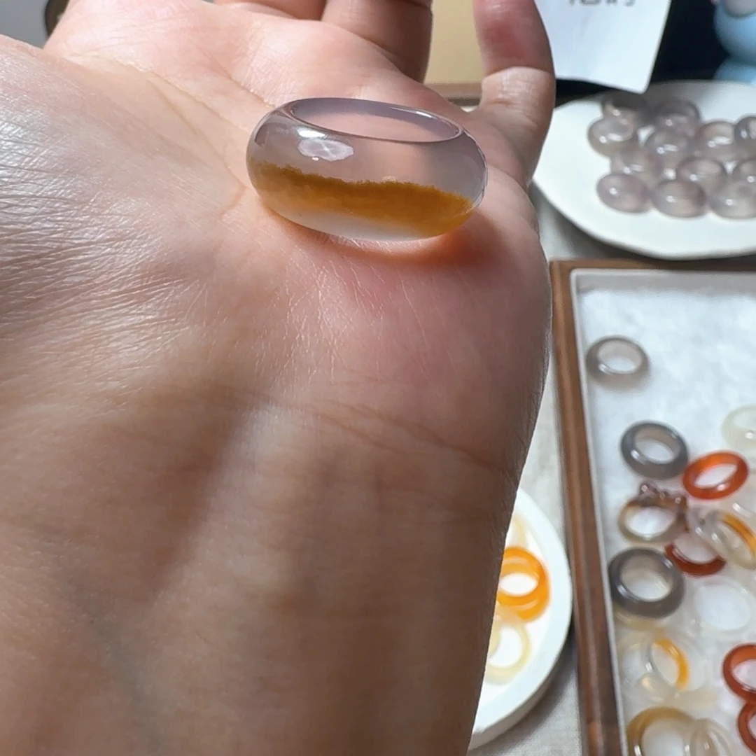 未镶嵌戒指玛瑙/玉髓457港15