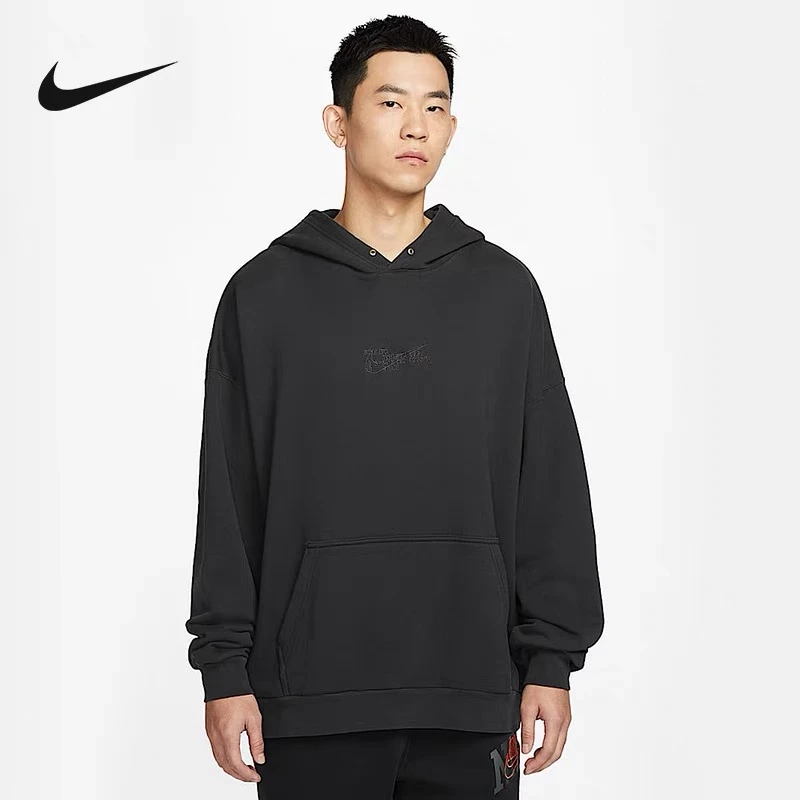 Nike耐克男子法式毛圈套头连帽衫春季新款超宽松卫衣HV4722-045