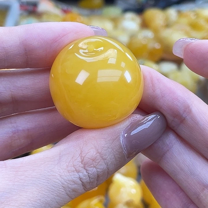 琥珀未镶嵌珠宝奇石琥珀蜜蜡J30
