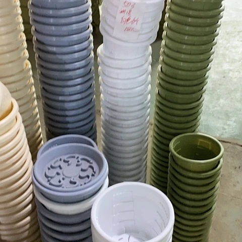 树脂测控1号白的带托6个