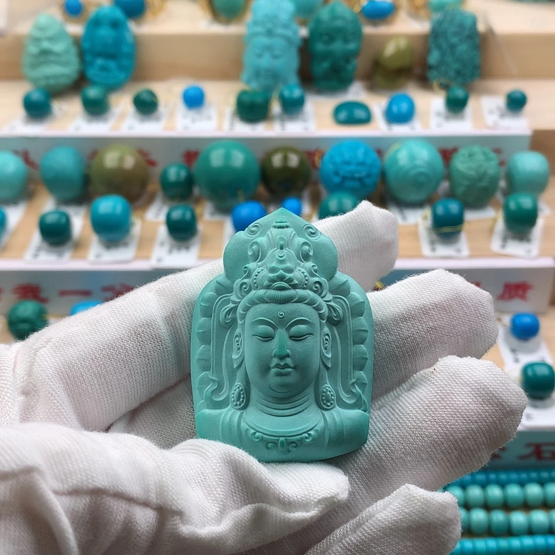 绿松石未镶嵌配饰