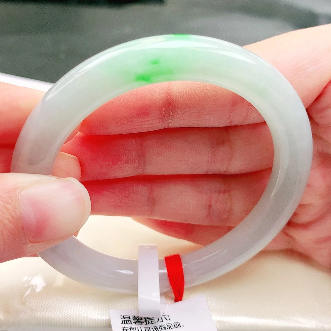 翡翠未镶嵌手镯缅甸天然a货翡翠手镯