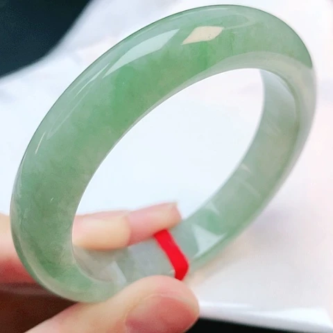 未镶嵌手镯翡翠51圈口010010