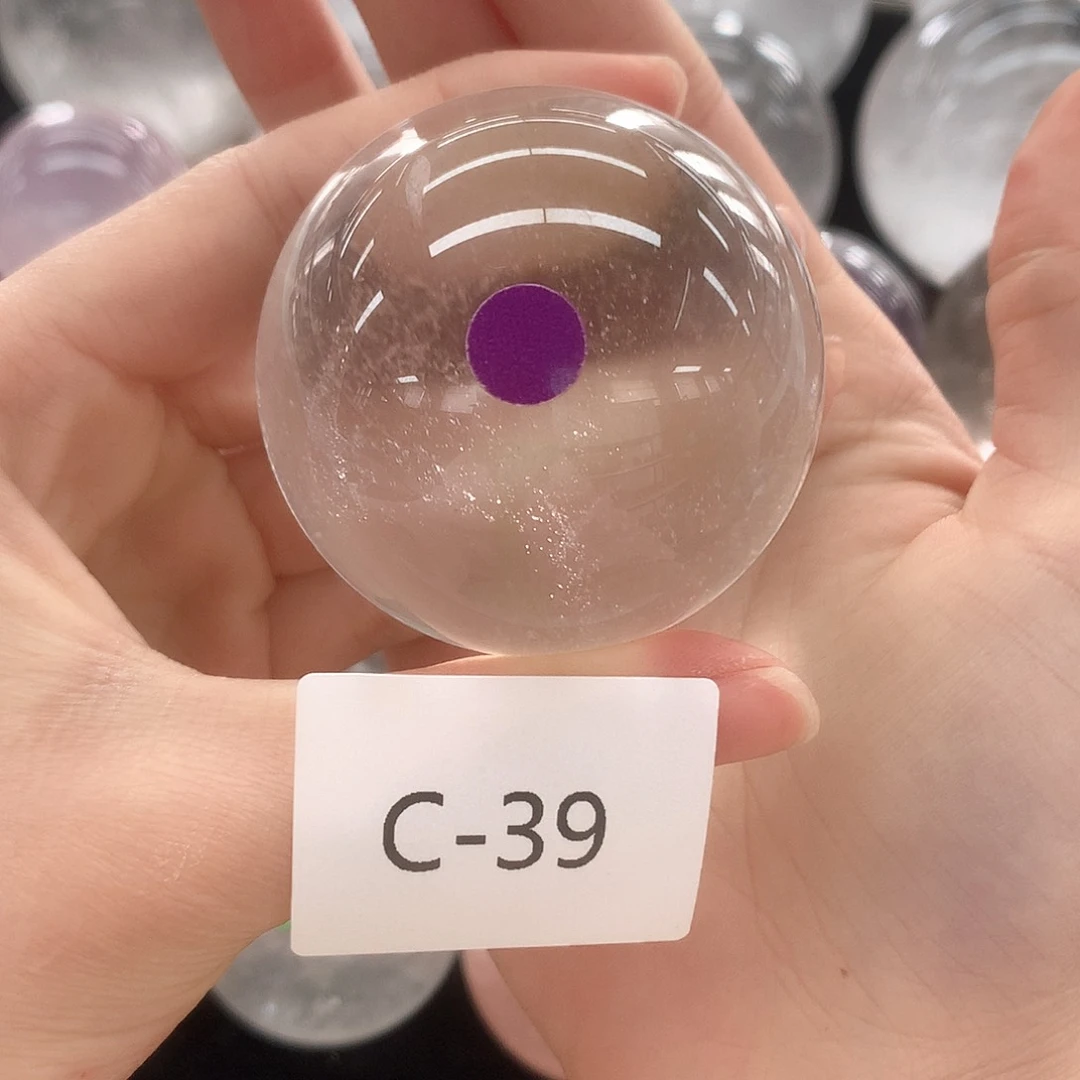 水晶摆件未镶嵌左**二C39 5.4CM