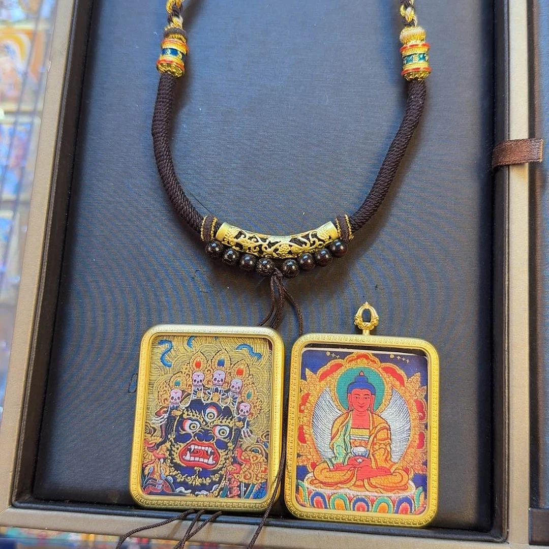 吊坠大黑天阿弥陀佛……