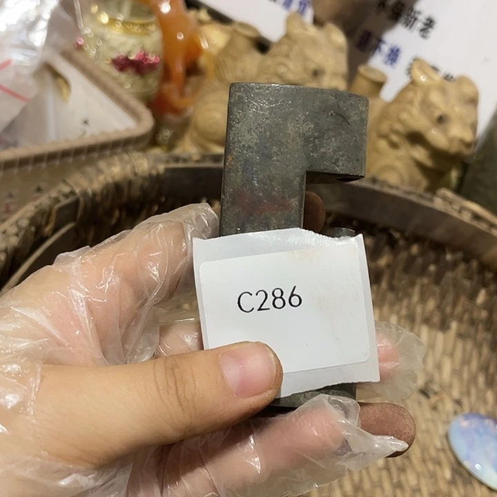 眺***望瓷片c286号工艺品
