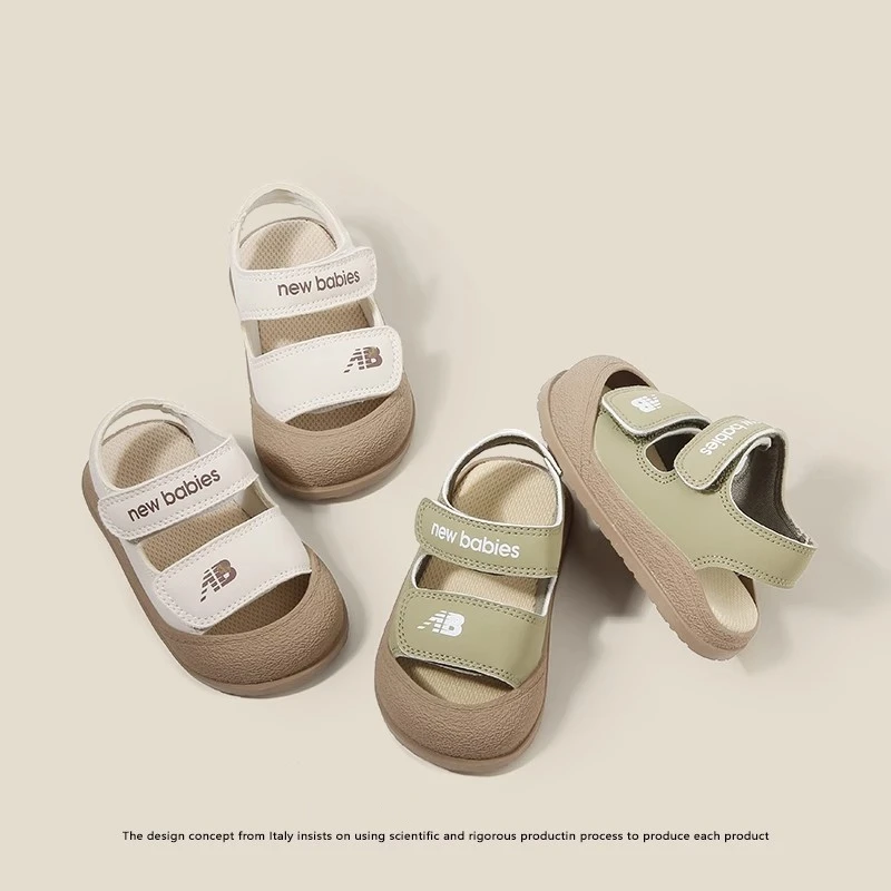 ABC宝宝凉鞋夏季2025新款婴儿软底学步鞋女小童防踢包头鞋子男童