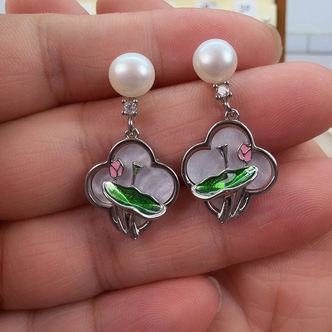 耳饰未镶嵌淡水珍珠