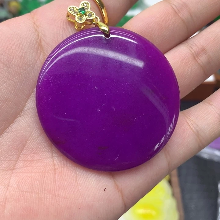 苏纪石（舒俱来）合金颈饰吊坠