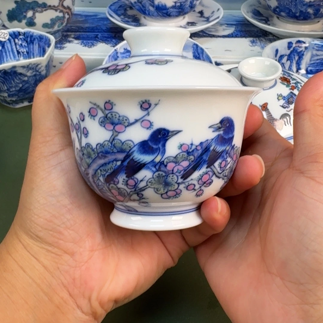 景德镇纯手绘茶具圆圆253
