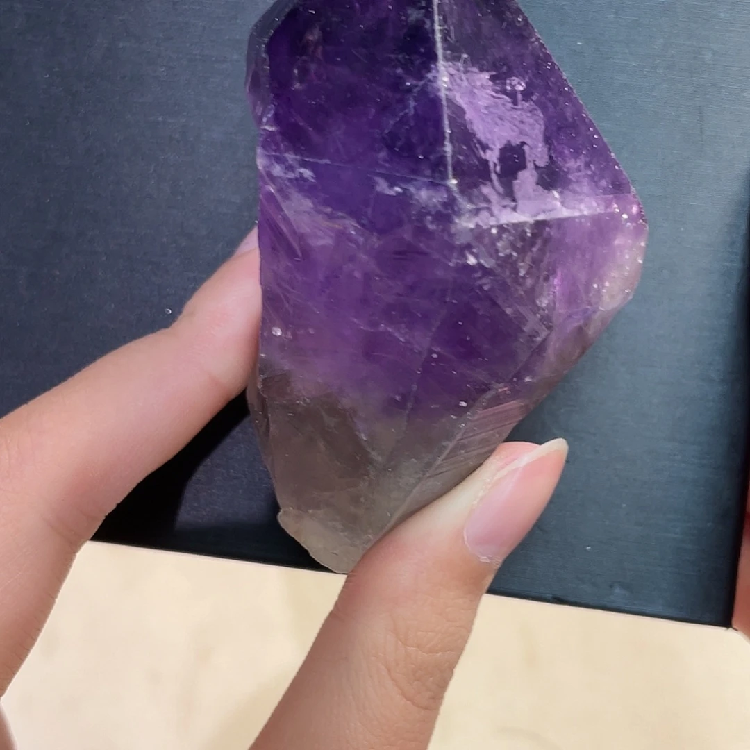 手串水晶未镶嵌紫水晶原石 9号