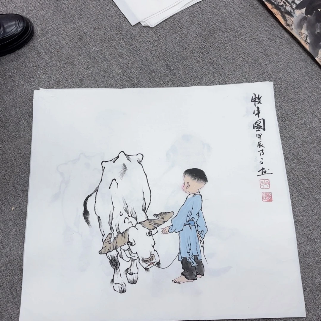 国画国画作品多次