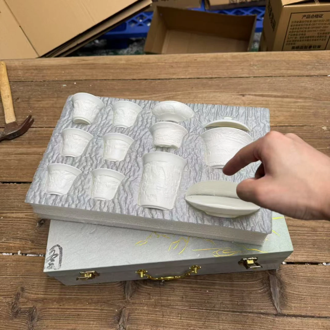 【闪购商品】清明上河图浮雕茶具套装