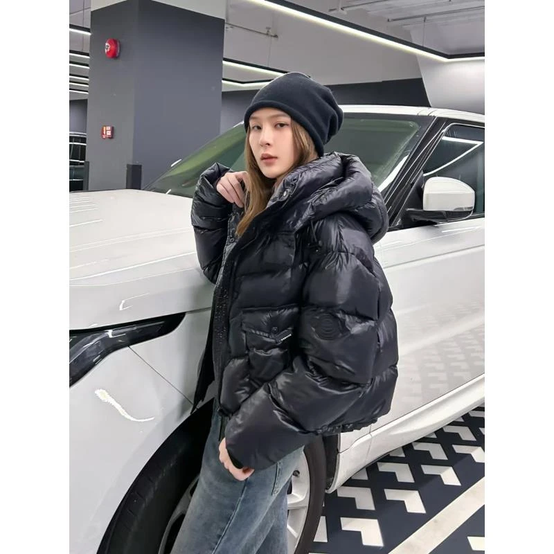 2025冬季新款气质休闲宽松连帽时尚加厚保暖白鸭绒羽绒服-3152
