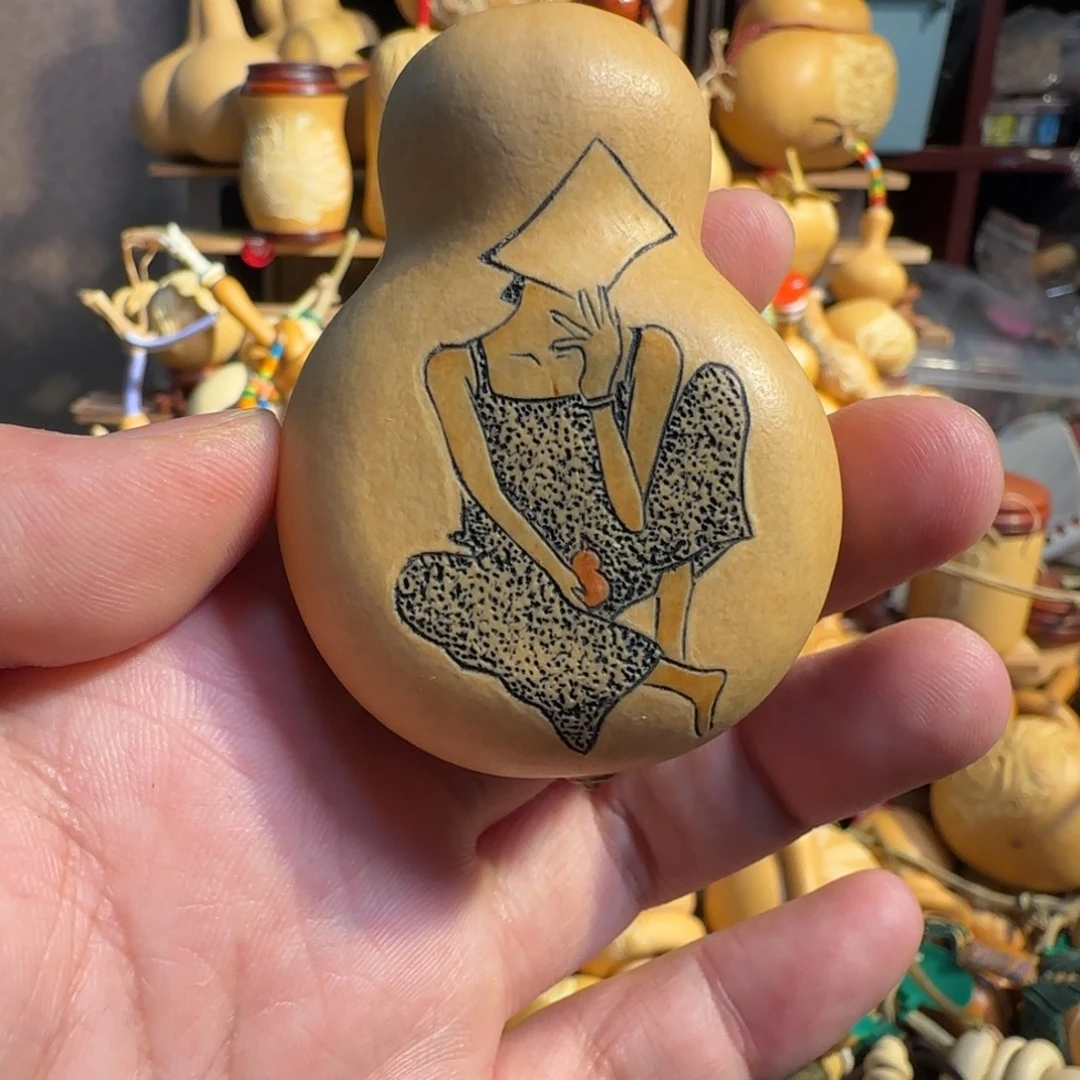 有机玻璃美女针刺