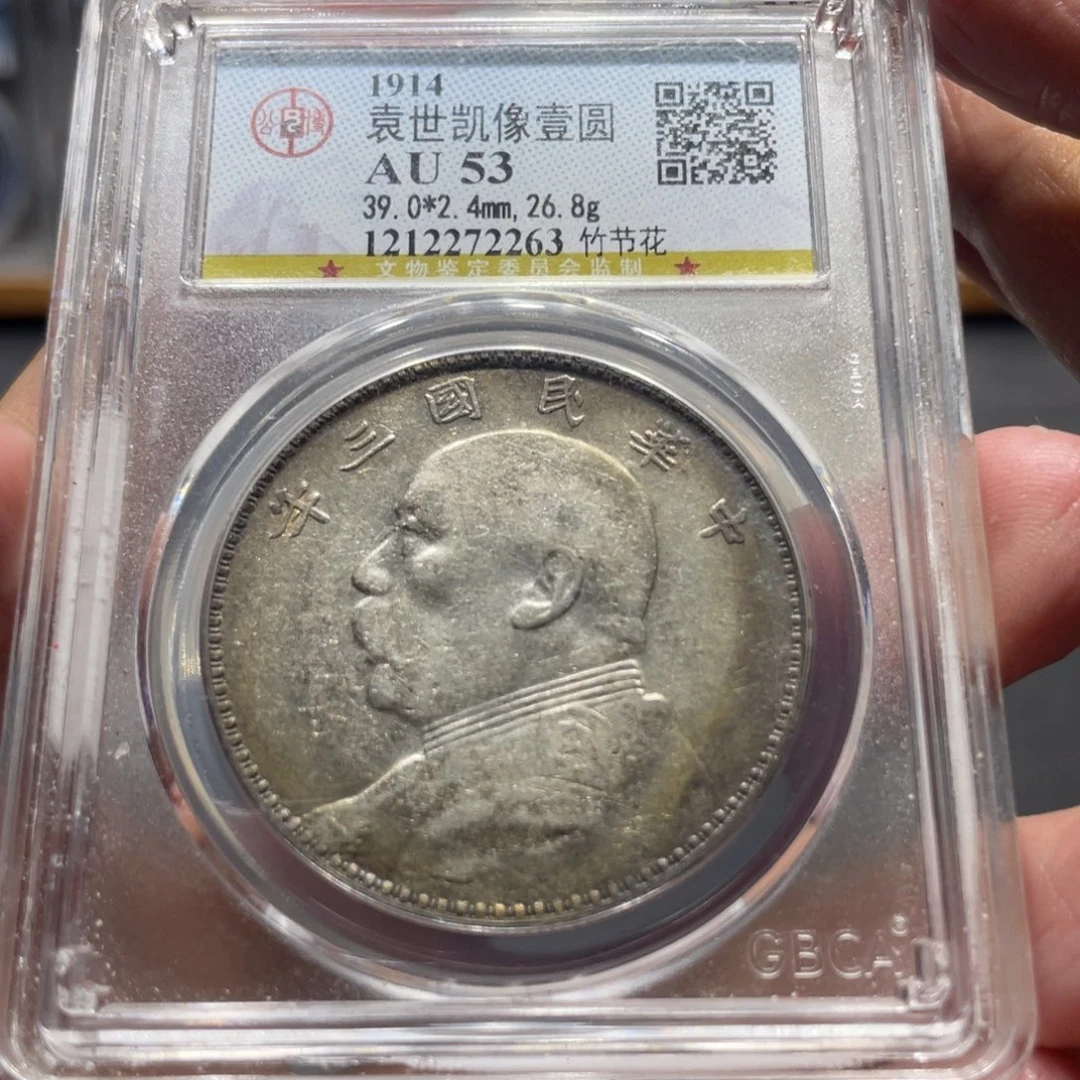 银大头竹节花2263，神临钱币