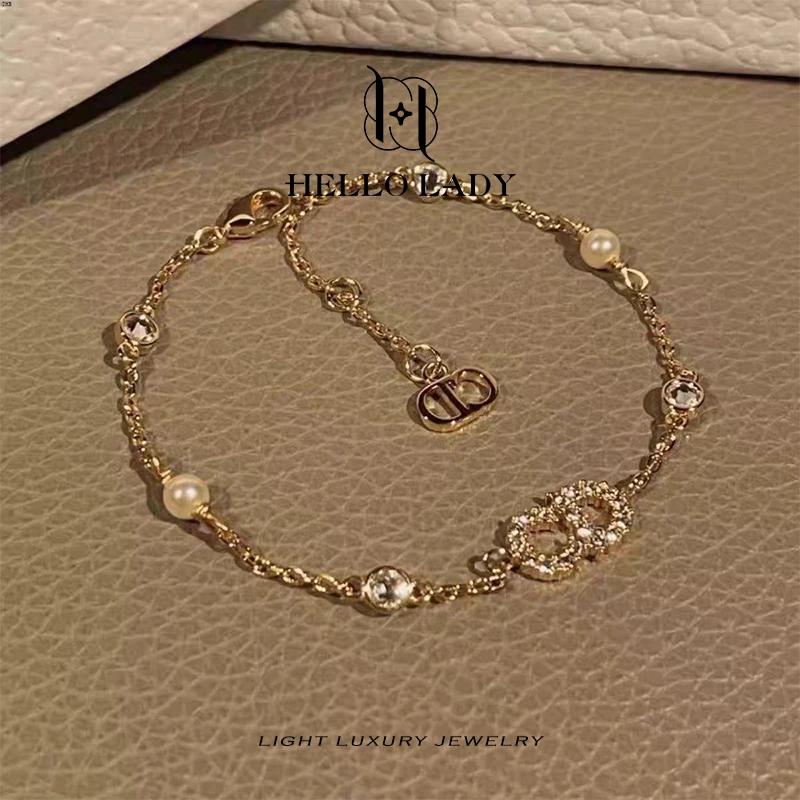 【V金版本】精工CNC 时尚字母珠珠手链1482