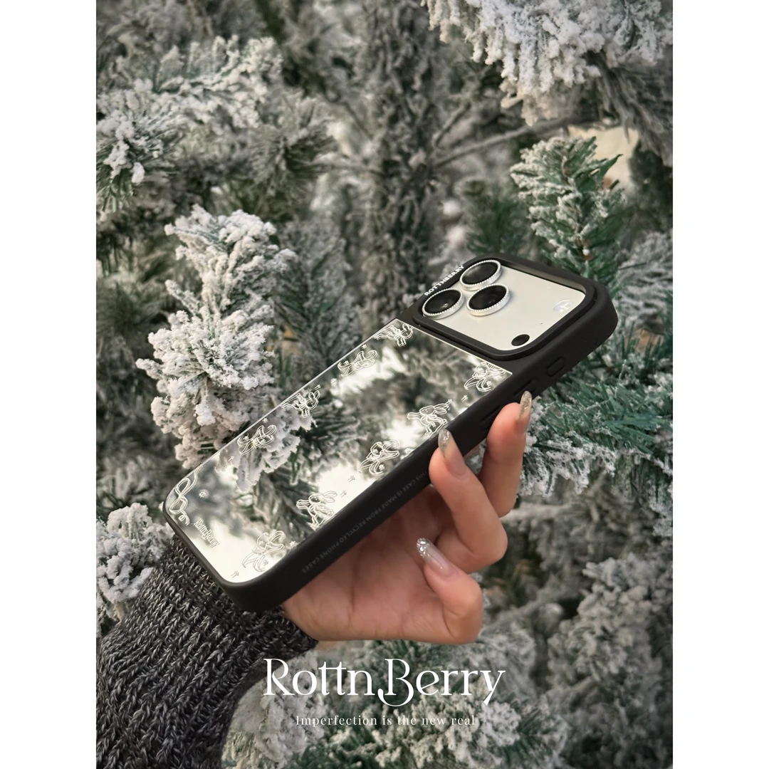 RottnBerry · 雪调百合 镜面磁吸手机壳