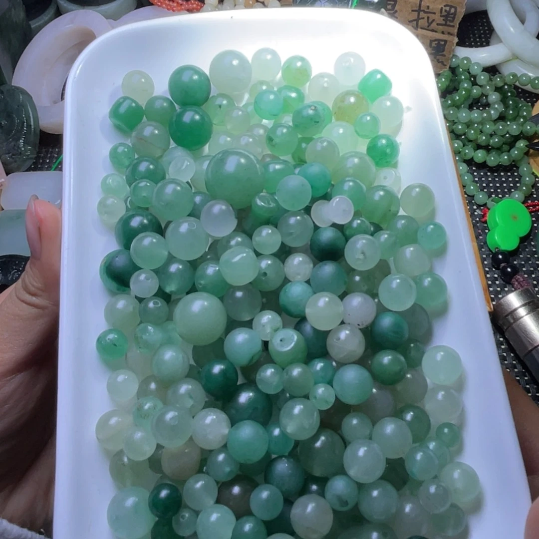 未镶嵌和田玉珠宝半成品非洲 翠