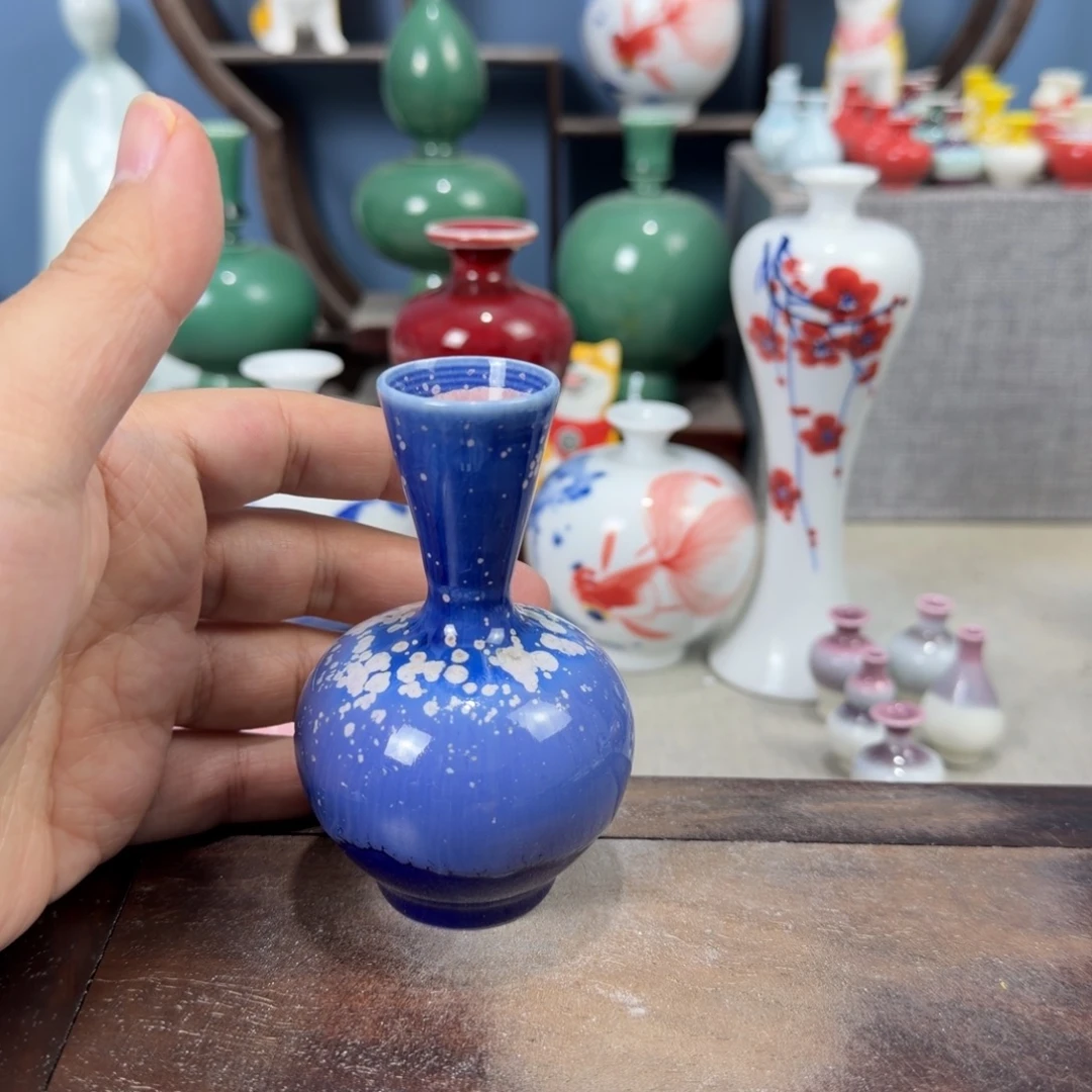 陶瓷手工小花器摆件