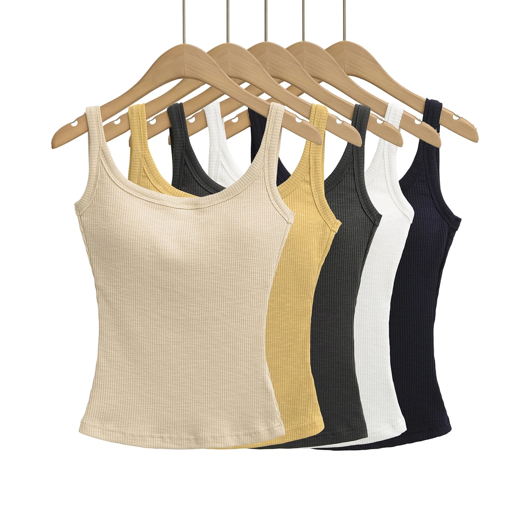 春夏季女士黑色内搭吊带背心外穿通勤轻熟龄显瘦穿搭