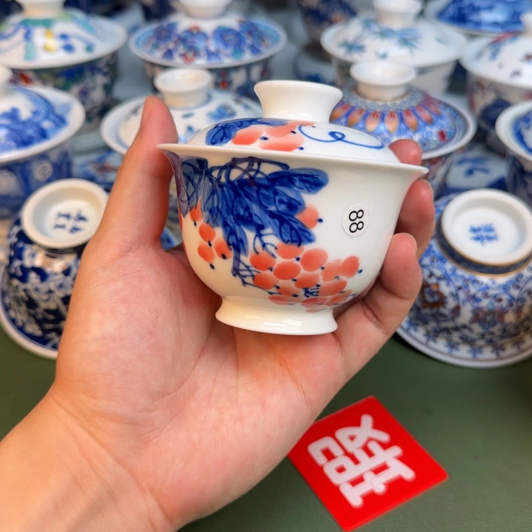 彦祖纯手工手绘茶具88