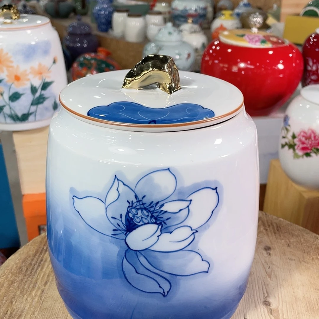 【闪购商品】罐陶瓷茶叶罐密封罐