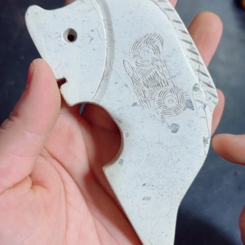紫金钵盂菩提把件