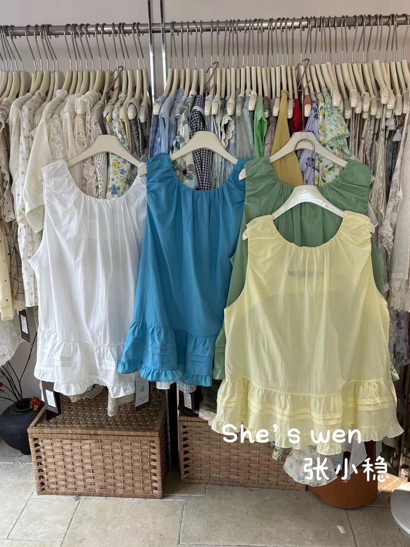 米多多 ZXW#6778#日系灯笼背心 kc