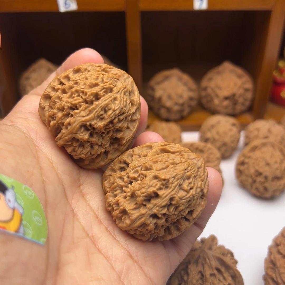 文玩核桃吊坠39全品南疆石44.4克天残