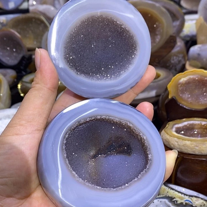 未镶嵌珠宝半成品水晶聚宝盆