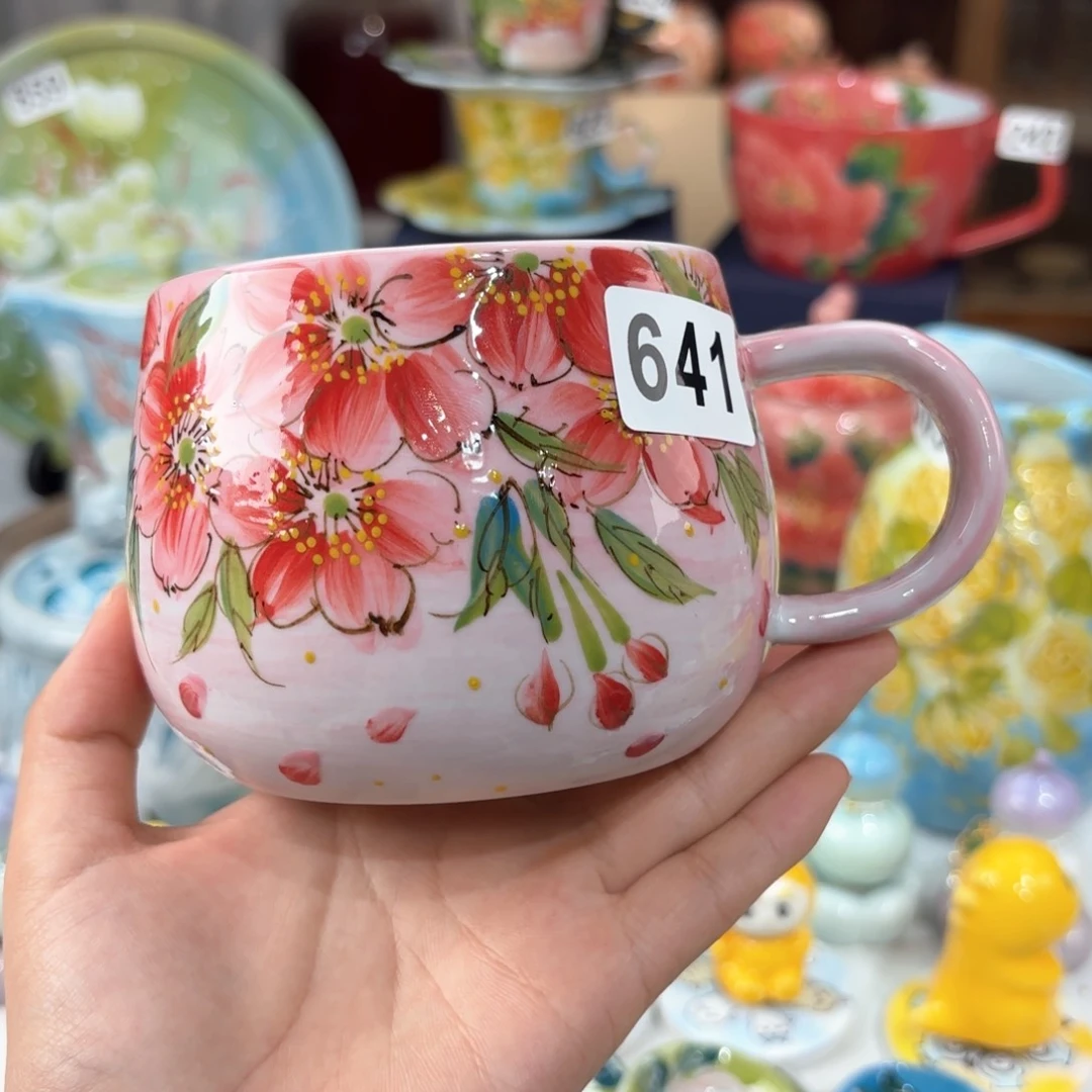 景德镇手绘高温釉下彩陶瓷茶具