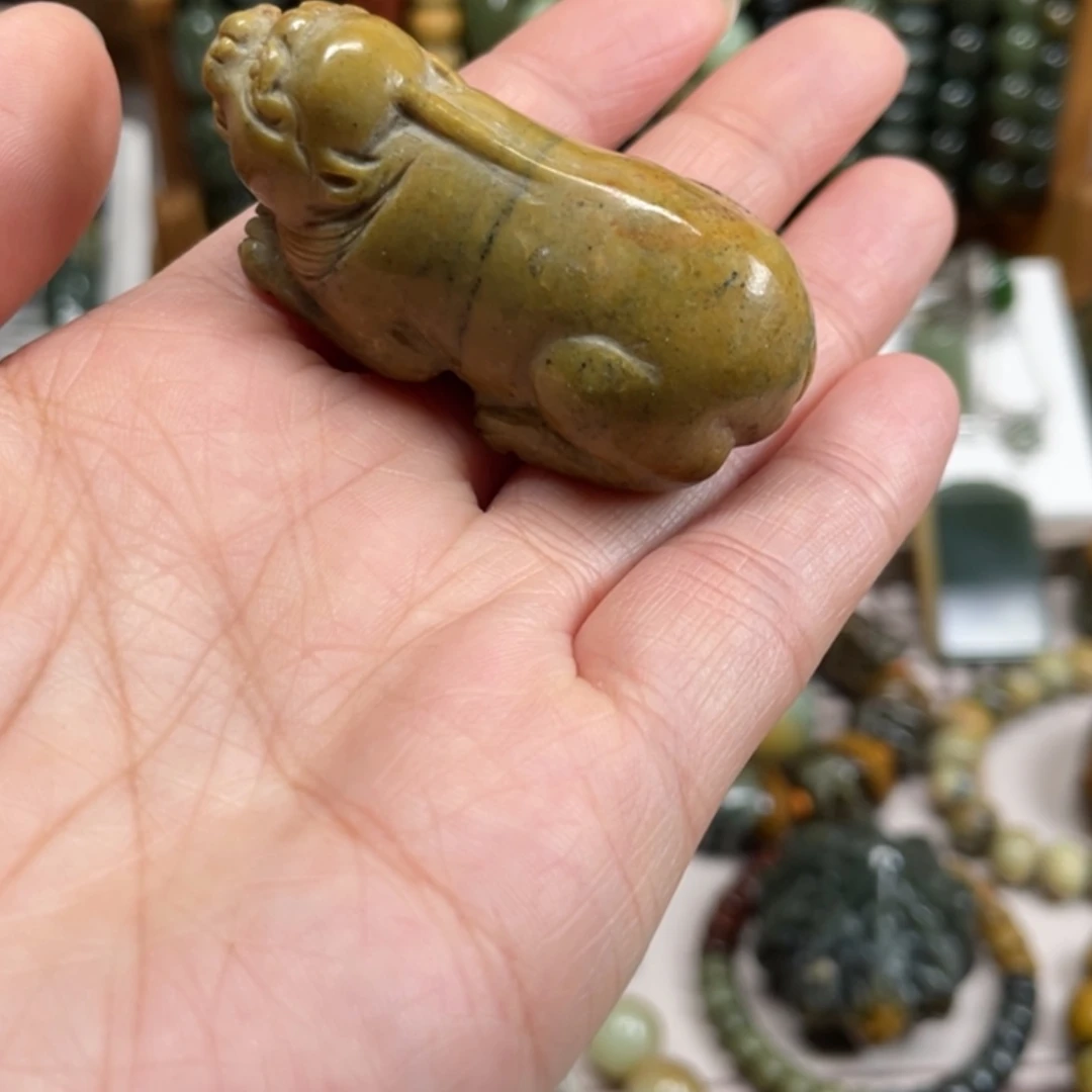 【闪购商品】岫岩河磨玉（透闪石质玉）挂件未镶嵌