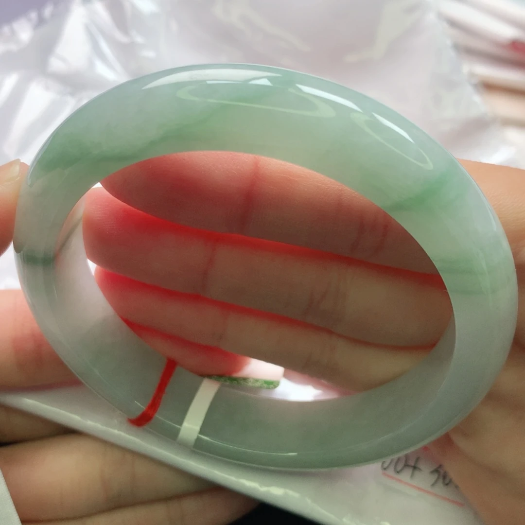 翡翠未镶嵌手镯缅甸60.5