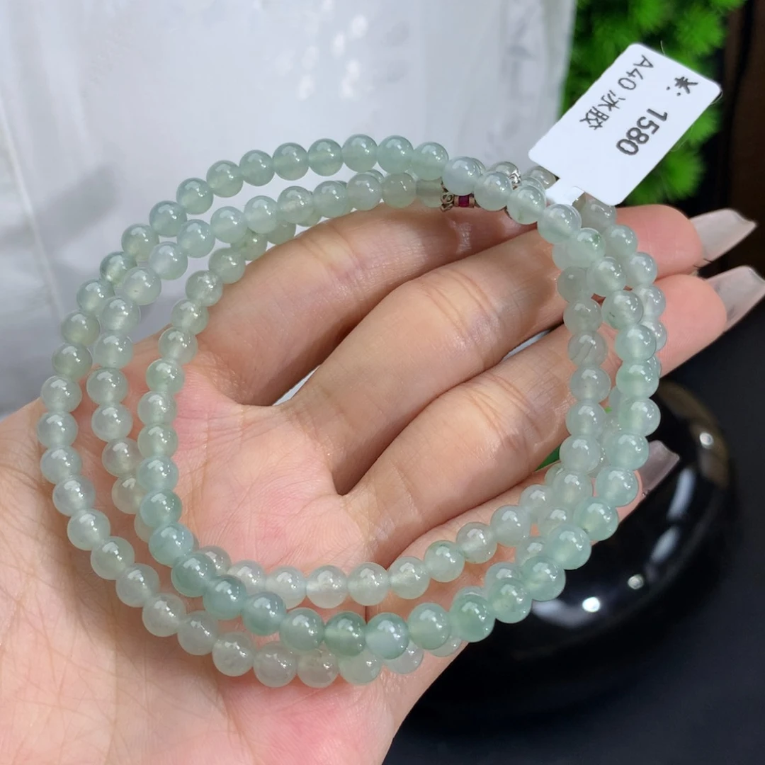 翡翠手链未镶嵌卡5冰胶晴项链