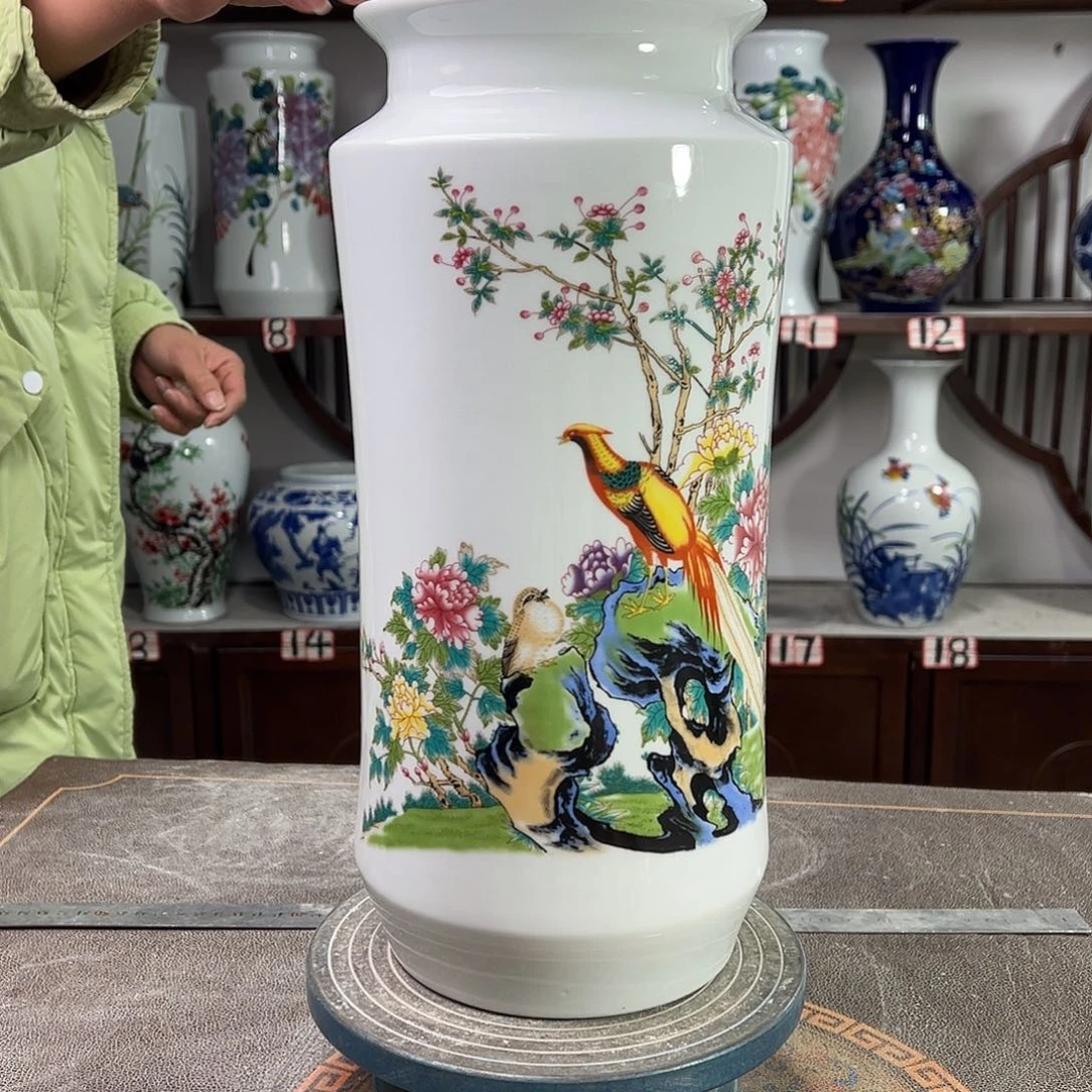 摆件陶景德镇陶瓷书富贵