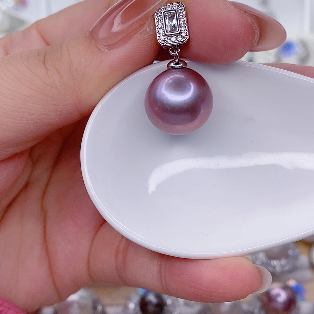 未镶嵌淡水珍珠吊坠(赠链)14➕