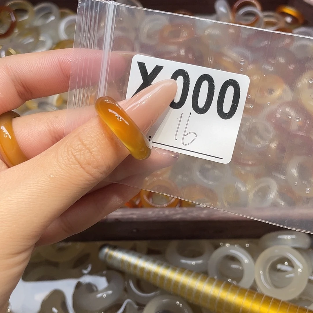 玛瑙/玉髓未镶嵌戒指000