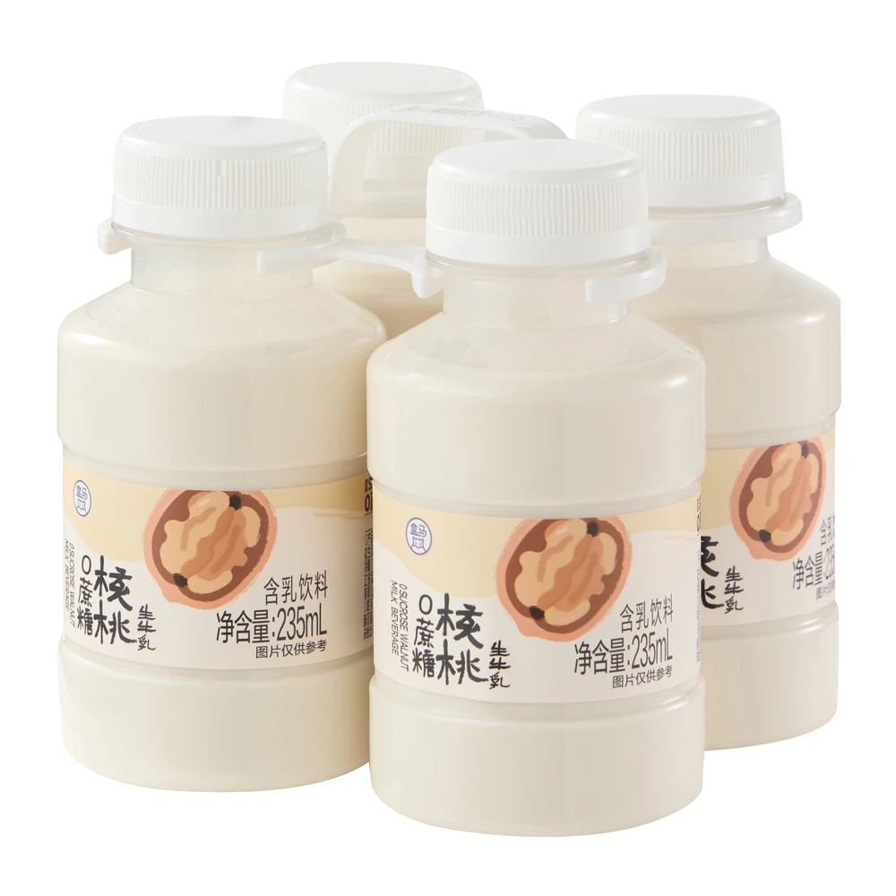 盒马 0蔗糖核桃生牛乳 235mL*4