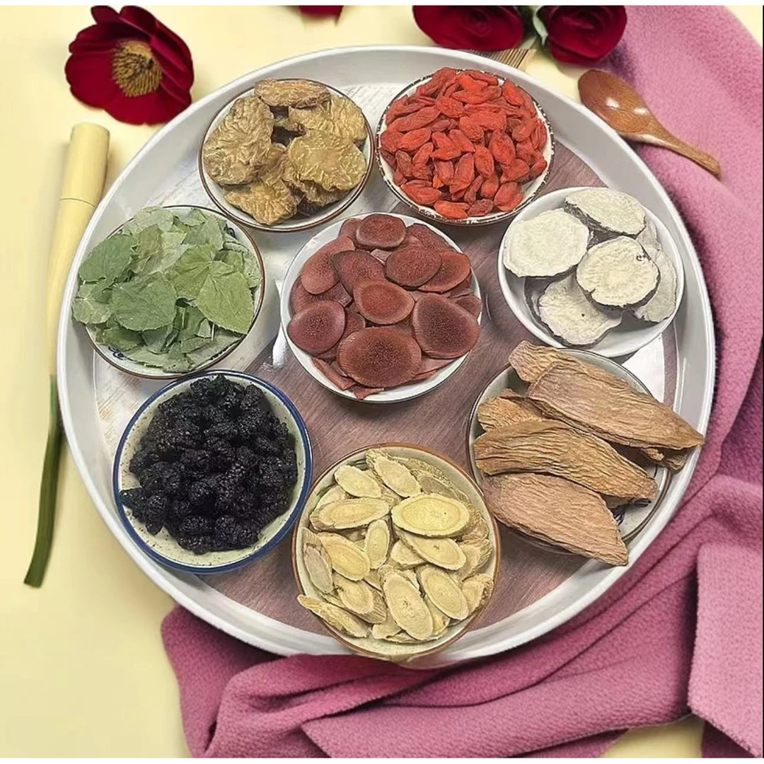 【哥哥八味宝料】鹿茸片枸杞桑椹干黄芪男士英雄泡茶煮茶泡酒